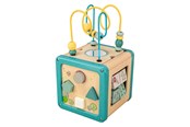 Baby Spielzeug - Playwood Wooden Activity Cube with Bead Frame - RS762