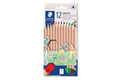 Utensilien zum Schreiben und Zeichnen - Staedtler Col. pencil natural 12pc   FSC 100% - 143N C12