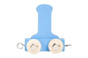 Holzspielzeug - Small Foot - Wooden Letter Train Blue - I - 12 pieces - 10359-display12
