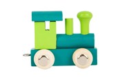 Holzspielzeug - Small Foot - Wooden Letter Train Locomotive Green - 12 pieces - 10347-display12