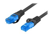 Netzwerk - Kabel - Lanberg patch cable - 15 m - black RAL 9004 - Schwarz - 15m - PCF6A-10CC-1500-BK