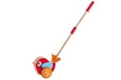 Baby Spielzeug - Hape Lilly Vogel Wooden Push Stick with Sound - E0353