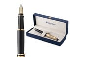 Utensilien zum Schreiben und Zeichnen - Waterman Expert 'The Opera Collection' Black & Gold G.T. Fountain pen M Blue ink - 2225138