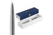 Utensilien zum Schreiben und Zeichnen - Waterman Impression Stainless Steel P.T. Ballpen M Blue ink - 2225492
