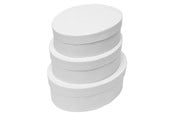 Kunst & Handwerk Ausstattung - Colorations - Papier-mache Boxes Oval 3 pcs. - 46EN25