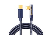 USB Kabel - Joyroom Gaming Cable S-CL020A6 Lightning (angled) / USB-C (straight) 20W 1.2 m - blue - S-CL020A6B