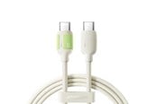 USB Kabel - Joyroom S-A53 60W USB-C Cable - USB-C with fluorescent tip 2 m - beige - S-A53_CC_2