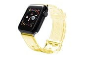 Smartwatch - Accessories - Hurtel Silicone Strap Bracelet Bracelet Strap Light for Apple Watch 38 / 40 mm - Yellow - 5907769332814
