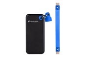 SSD - Verbatim Pocket SSD - 1TB - USB 3.2 Gen 2 - Schwarz / Blau - 32191