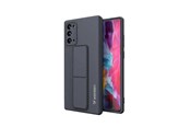 Handys - Cover & Cases - Wozinsky Kickstand Case Silicone Case with Stand Samsung Galaxy Note 20 Case Navy Blue - 9111201941113