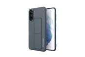 Handys - Cover & Cases - Wozinsky Kickstand Case Silicone Case with Stand Case Samsung Galaxy S21+ 5G Navy Blue - 9111201941434