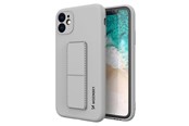 Handys - Cover & Cases - Wozinsky Kickstand Case Silicone Case with Stand Case Samsung Galaxy A32 4G Grey - 9145576226742