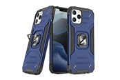 Handys - Cover & Cases - Wozinsky Ring Armor Armored Hybrid Case Cover + Magnetic Holder iPhone 13 Mini Blue - 9111201944848