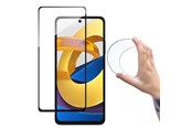 Handys - Schutzfolie - Wozinsky Full Cover Flexi Nano Glass Film Tempered Glass With Frame Xiaomi Redmi Note 11T 5G / Redmi Note 11S 5G / Poco M4 Pro 5G Transparent - 9145576240366