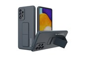 Handys - Cover & Cases - Wozinsky  Kickstand Case Silicone Case with Stand Samsung Galaxy A73 Case Navy Blue - 9145576247761