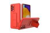 Handys - Cover & Cases - Wozinsky Kickstand Case Silicone Case with Stand Samsung Galaxy A73 Case Red - 9145576247778