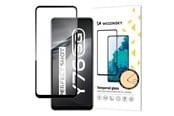 Handys - Schutzfolie - Wozinsky Super Durable Full Glue Tempered Glass Full Screen Protector with Frame Case Friendly Vivo Y76 5G / Y76s / Y74s Black - 9145576245736