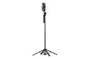 Tripods & Stative - Wozinsky Selfie stick WH181-Y1S 1.75 m aluminium alloy telescopic tripod with phone holder - black - 5907769360640