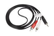 Audio Kabel - Lanberg audio cable - 1.5 m - CA-MJRC-10CC-0015-BK