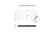 Dockingstationen - Tripp Lite Eaton  Series USB-C Dock Triple Display - 4K HDMI/DisplayPort VGA USB 3.2 Gen 1 USB-A/USB-C Hub GbE 100W PD Charging International Power Cables - U442-DOCK4-INT