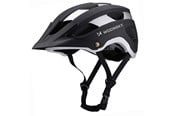 Fahrrad-Zubehör - Wozinsky MTB Bicycle Helmet with Detachable Visor Light 57-62 cm - Black and Silver - 5907769380839