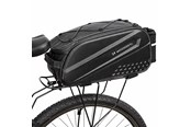 Fahrrad-Zubehör - Wozinsky Bicycle Luggage Rack Bag with Long Strap - Black - 5907769384905