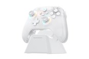 Gaming Zubehör - Machenike G3 V2 Wireless Gaming Controller with Charging Station - White - Wireless Controller - G3 V2 Tri-mode Controller White(Set)