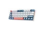 Tastaturen - Machenike K500-B61 Gaming Keyboard Wired Mechanical Backlit Red Switch - White & Blue - Blau - K500-B61 Wired RGB Red Switch White