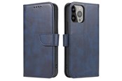 Handys - Cover & Cases - Hurtel Magnet Case for Samsung Galaxy S23 Flip Cover Wallet Stand Blue - 5907769351020