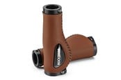 Fahrrad-Zubehör - Rockbros 40720001002 leather bicycle grips - brown - 40720001002