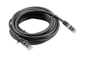 Netzwerk - Kabel - Lanberg patch cable - 5 m - black RAL 9004 - Schwarz - 5m - PCF6-10CC-0500-BK