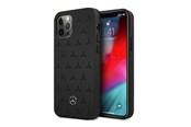 Handys - Cover & Cases - Mercedes Leather Stars Pattern Case for iPhone 12 Pro Max - Black - 3666339013011