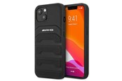 Handys - Cover & Cases - Mercedes AMG Leather Debossed Lines Case for iPhone 13 mini - Black - 3666339018931
