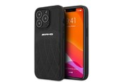 Handys - Cover & Cases - Mercedes AMG Leather Curved Lines Case for iPhone 13 Pro Max - Black - 3666339019006