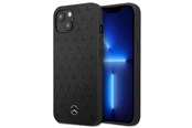 Handys - Cover & Cases - Mercedes Leather Stars Pattern Case for iPhone 13 mini - Black - 3666339020576