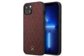 Handys - Cover & Cases - Mercedes Leather Stars Pattern Case for iPhone 13 mini - Red - 3666339020613