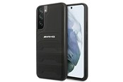 Handys - Cover & Cases - Mercedes AMG Leather Debossed Lines Case for Samsung Galaxy S22+ - Black - 3666339043629