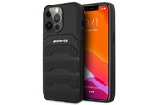 Handys - Cover & Cases - Mercedes AMG Leather Debossed Lines Case for iPhone 14 Pro Max - Black - 3666339071417