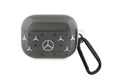 Handys - Cover & Cases - Mercedes Large Star Pattern AirPods Pro Case - Black - 3666339094515
