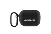 Handys - Cover & Cases - Mercedes AMG Leather White Logo Case for AirPods Pro 2 (2022/2023) - Black - 3666339113605