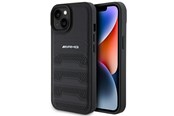 Handys - Cover & Cases - Mercedes AMG Leather Debossed Lines Case for iPhone 15 Plus - Black - 3666339170721