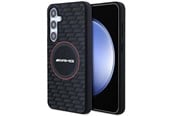 Handys - Cover & Cases - Mercedes AMG Silicone Carbon Pattern MagSafe Case for Samsung Galaxy S24 - Black - 3666339241728