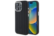Handys - Cover & Cases - Mercedes MEHMP16L23SUVSK iPhone 16 Pro 6.3" Black/Black Hardcase Silicone Vertical Tonal Stripes MagSafe - 3666339327064