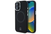 Handys - Cover & Cases - Mercedes MEHMP16S23SUTTK iPhone 16 6.1" Black/Black Hardcase Silicone Tonal MagSafe Logo - 3666339326883
