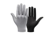 Fahrrad-Zubehör - Rockbros Breathable Full Finger Cycling Gloves Size: S - Gray - 8386824304480