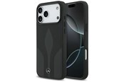 Handys - Cover & Cases - Mercedes Leather The Move MagSafe Case for iPhone 17 Pro Max - Black - 3666339506698