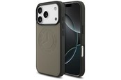 Handys - Cover & Cases - Mercedes Leather Vintage MagSafe Logo Case for iPhone 17 Pro - Beige - 3666339508111