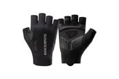 Fahrrad-Zubehör - Rockbros cycling gloves spring/summer/autumn short fingers size: L - black - 8386824304565