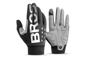 Fahrrad-Zubehör - Rockbros cycling gloves insulated long size: XXL - black and gray - 8386824304558