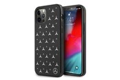 Handys - Cover & Cases - Mercedes Silver Stars Pattern Case for iPhone 12 Pro Max - Black - 3666339012748